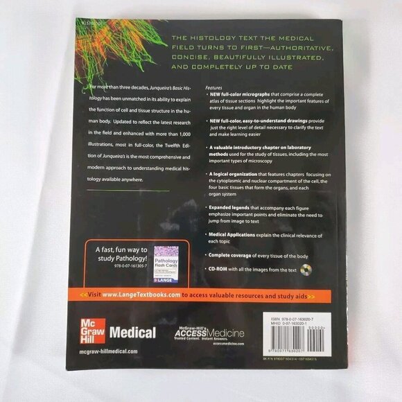 Junqueiras Basic Histology Text & Atlas 12th Edition By Anthony L. Mescher With - Picture 2 of 5